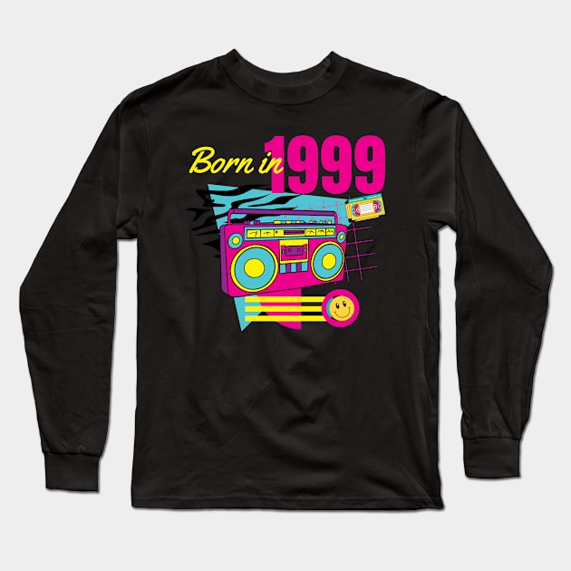 Born in 1999 Long Sleeve T-Shirt by MarCreative